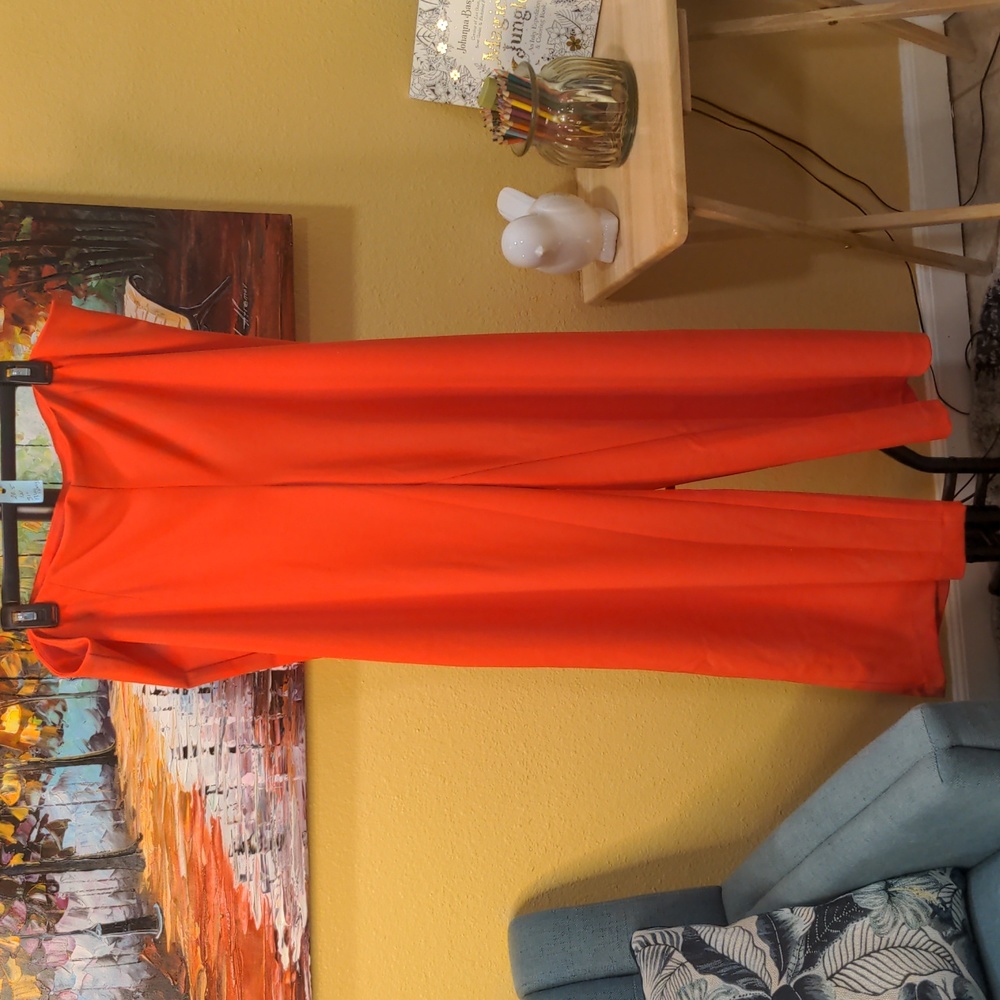 CATO WIDE LEG PANTS RED 18/20W 2X